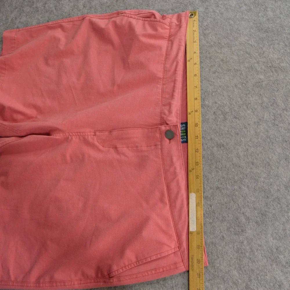 Faherty Shorts Mens 40 Pink All Day Hybrid Swim Trunks Drawstring Flat Front 7